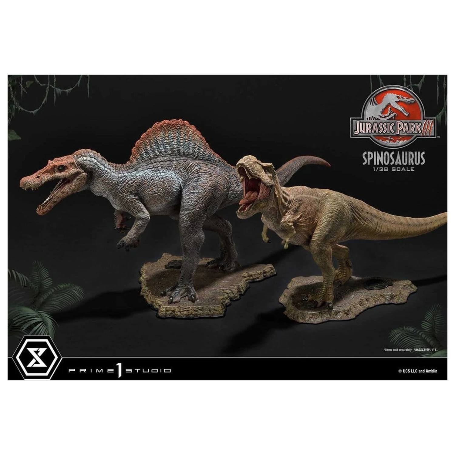 Jurassic Park III (Film) Prime sběratelské figurky socha 1/38 Spinosaurus 24 cm fotografii produktu