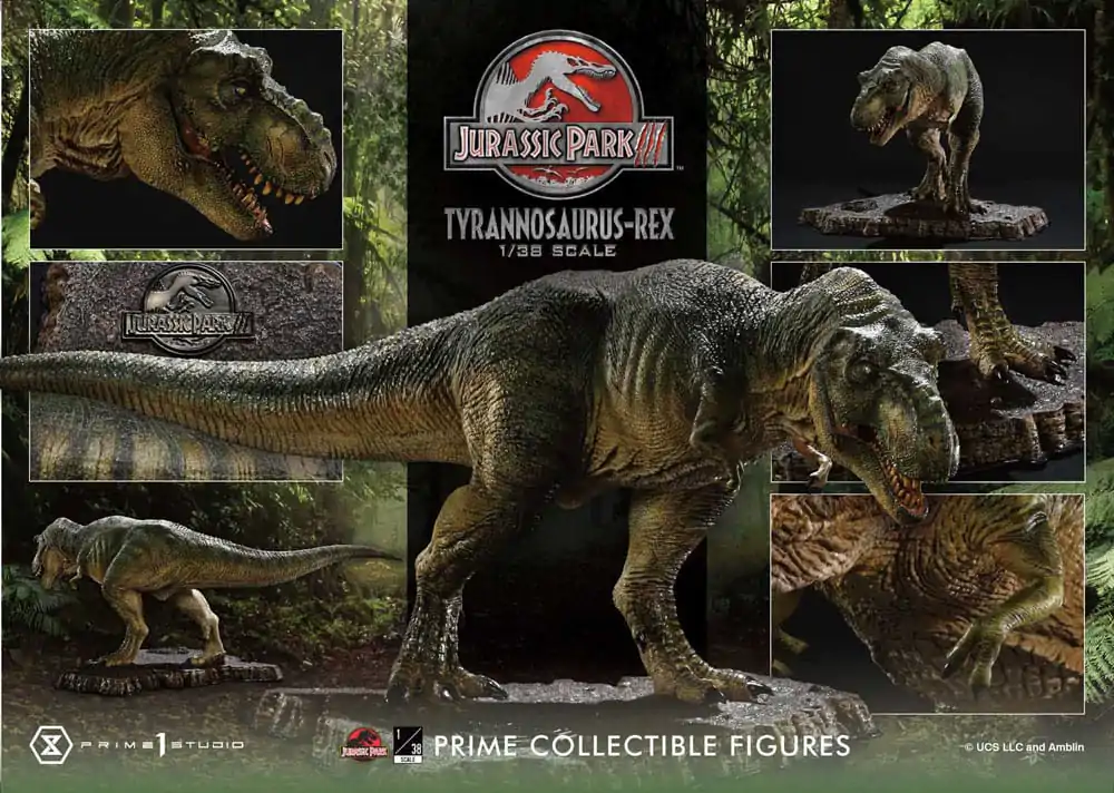 Jurassic Park III Prime Collectibles Socha 1/38 T-Rex 17 cm fotografii produktu