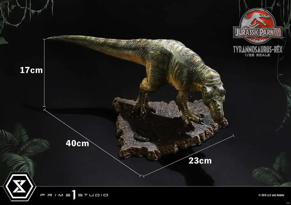 Jurassic Park III Prime Collectibles Socha 1/38 T-Rex 17 cm fotografii produktu