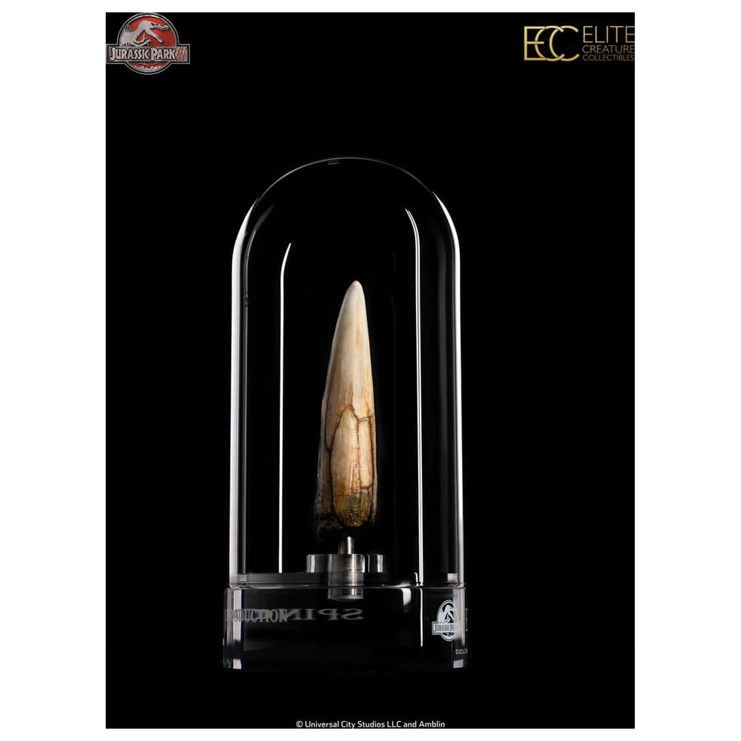 Jurassic Park III Replika rekvizity 1/1 Spinosaurus zub 14 cm fotografii produktu