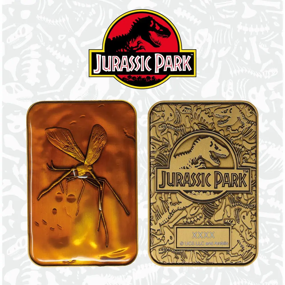 Jurassic Park Ingot Komár v jantaru Limitovaná edice fotografii produktu