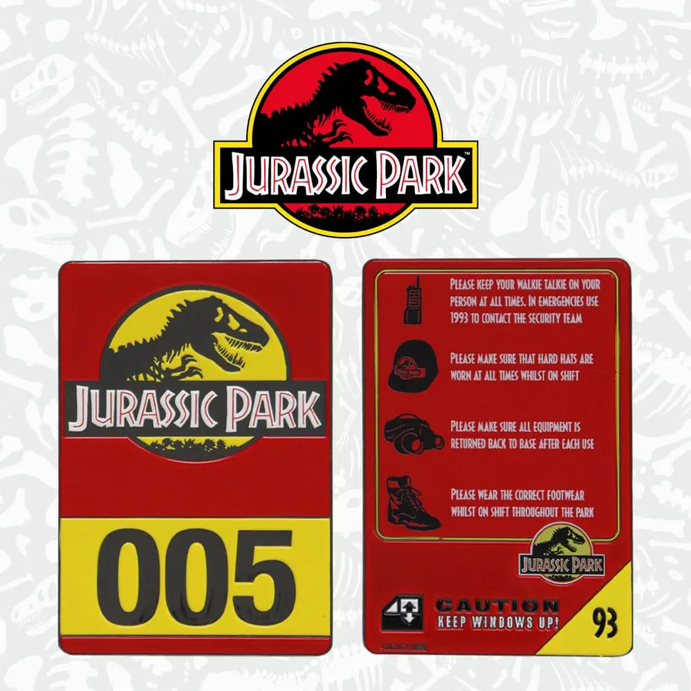 Jurassic Park Metalová karta 30. výročí Jeep Limited Edition fotografii produktu