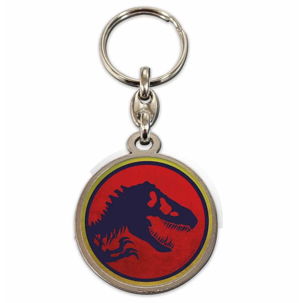 Jurassic Park Metal Keychain Logo 7 cmJurský park kovová klíčenka Logo 7 cm fotografii produktu