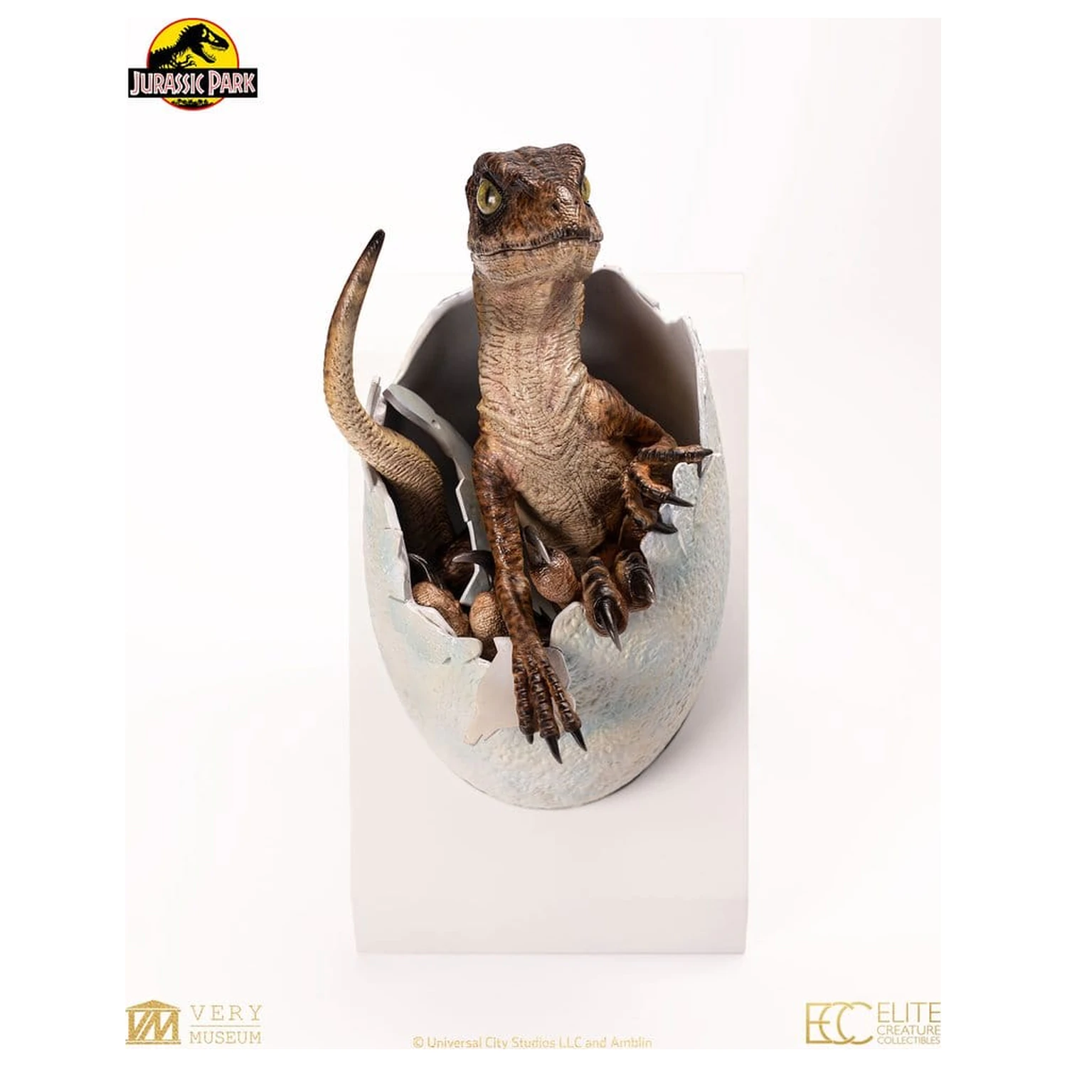 Jurassic Park Replika busty líhnoucí se vejce Velociraptora 24 cm fotografii produktu