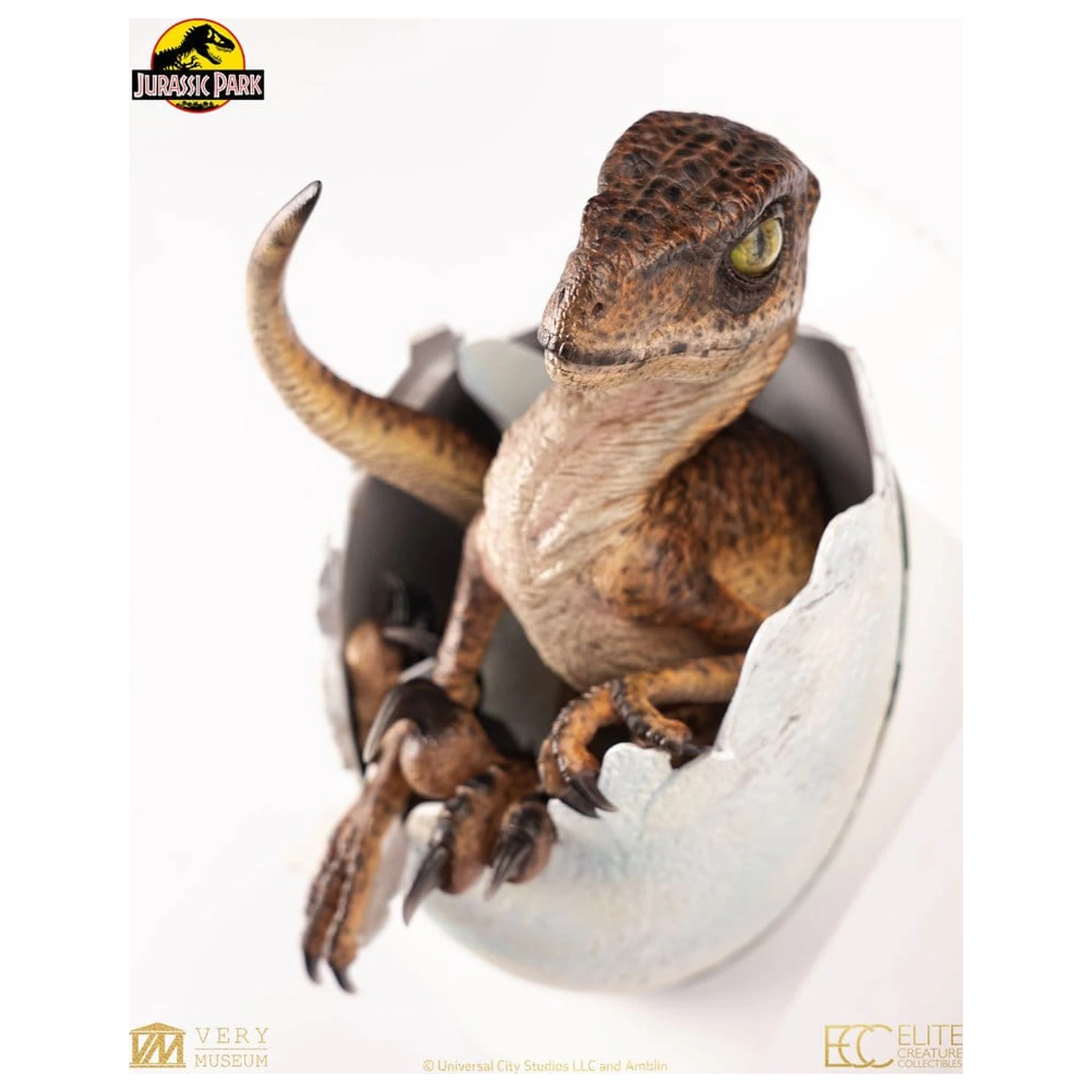 Jurassic Park Replika busty líhnoucí se vejce Velociraptora 24 cm fotografii produktu
