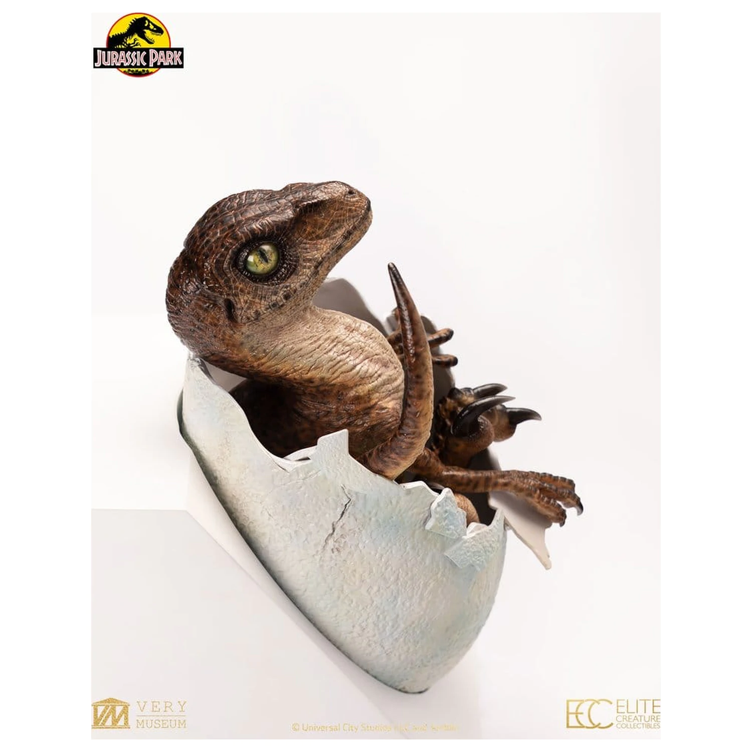 Jurassic Park Replika busty líhnoucí se vejce Velociraptora 24 cm fotografii produktu