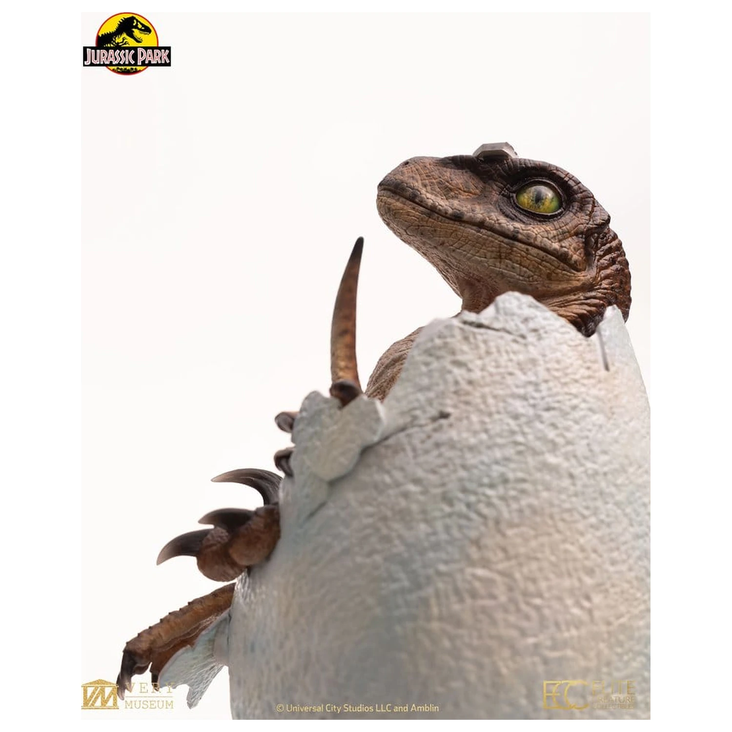 Jurassic Park Replika busty líhnoucí se vejce Velociraptora 24 cm fotografii produktu