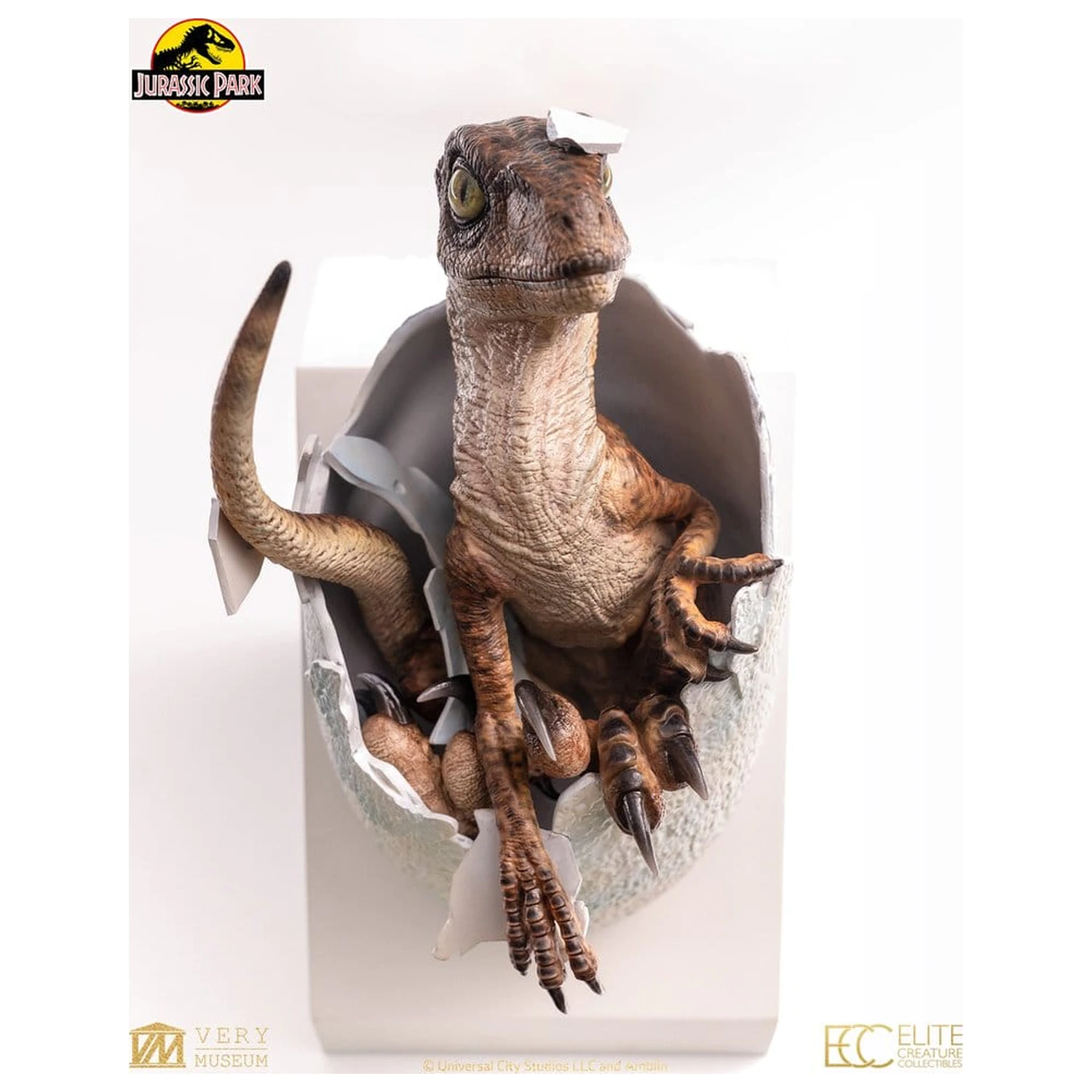 Jurassic Park Replika busty líhnoucí se vejce Velociraptora 24 cm fotografii produktu