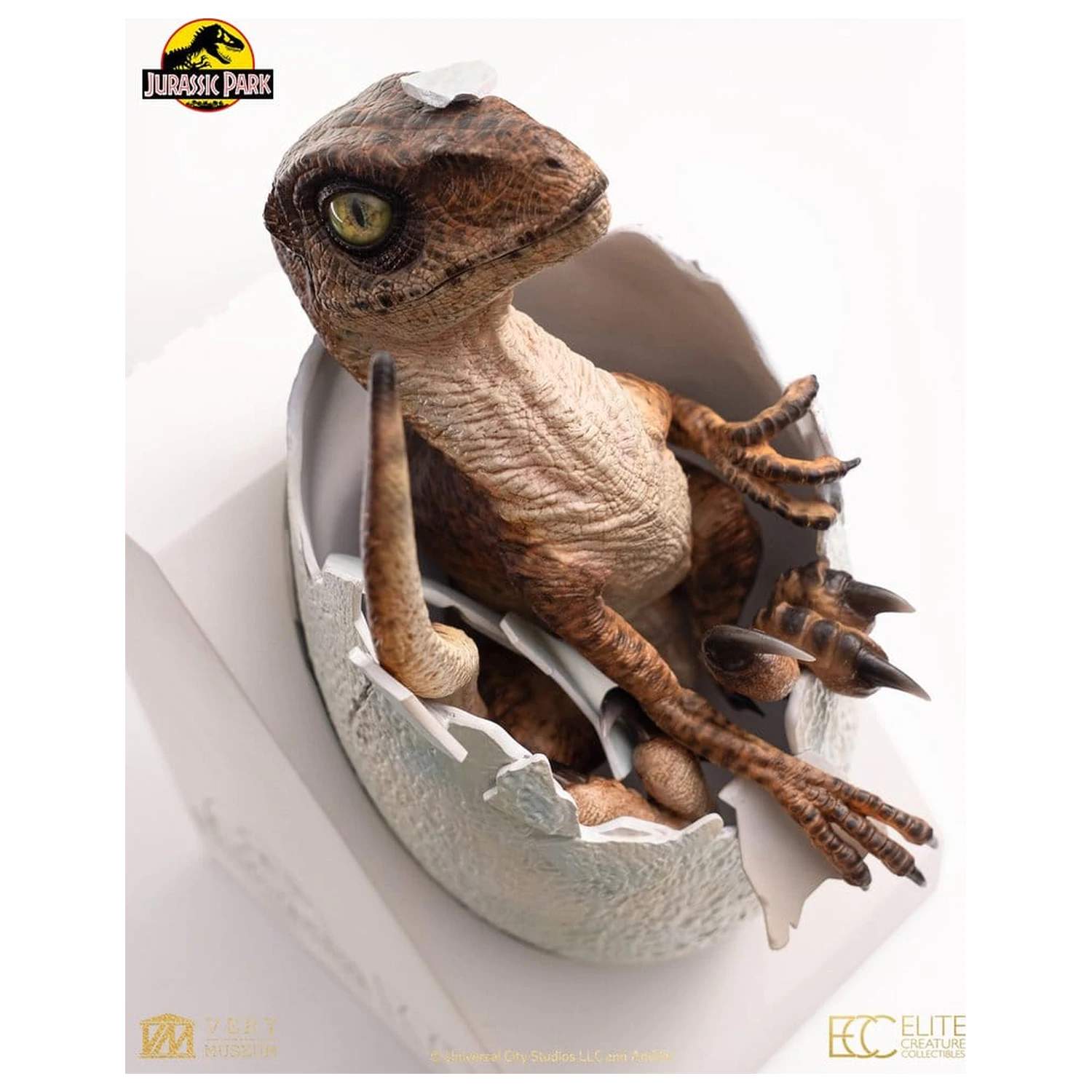 Jurassic Park Replika busty líhnoucí se vejce Velociraptora 24 cm fotografii produktu