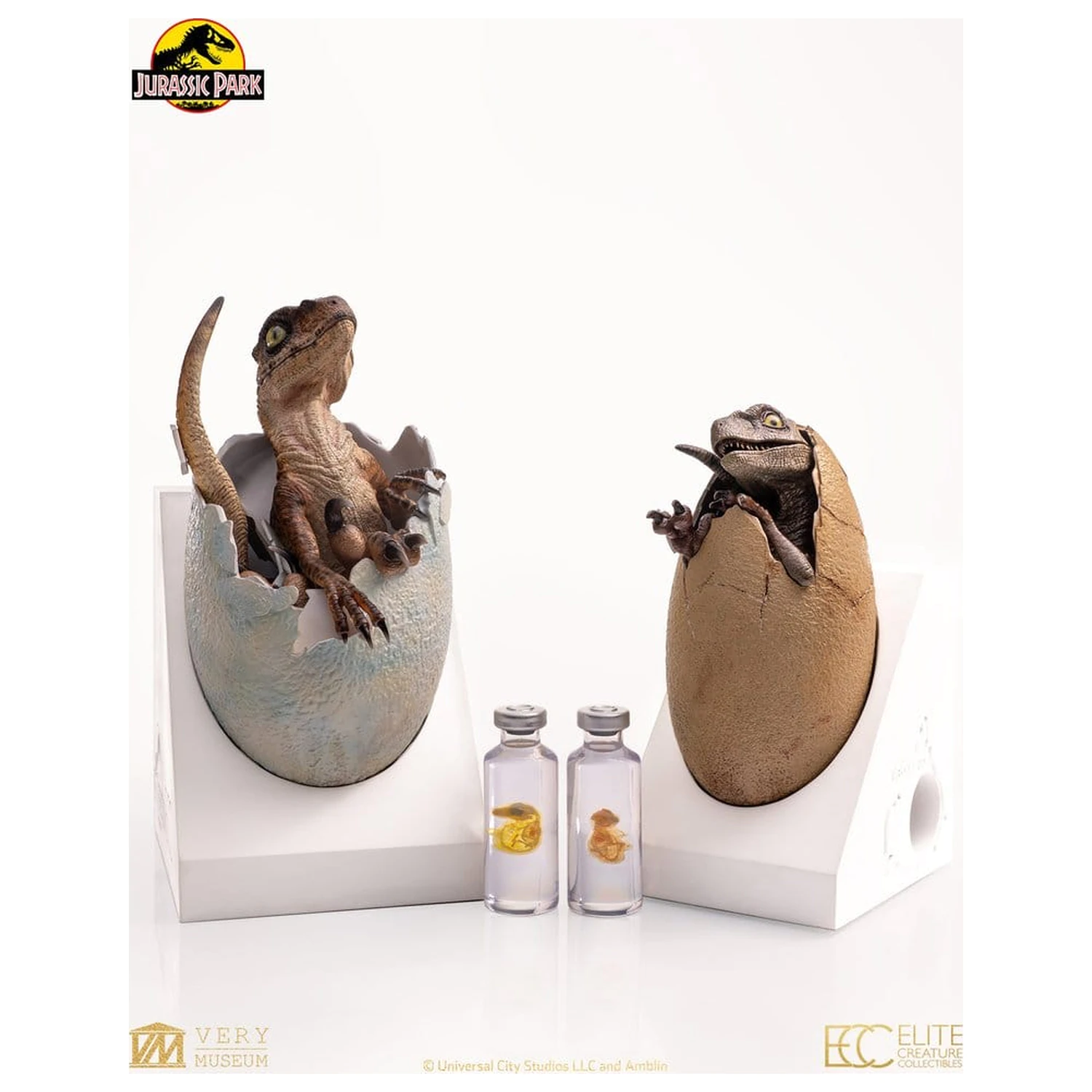 Jurassic Park Replika busty líhnoucí se vejce Velociraptora 24 cm fotografii produktu