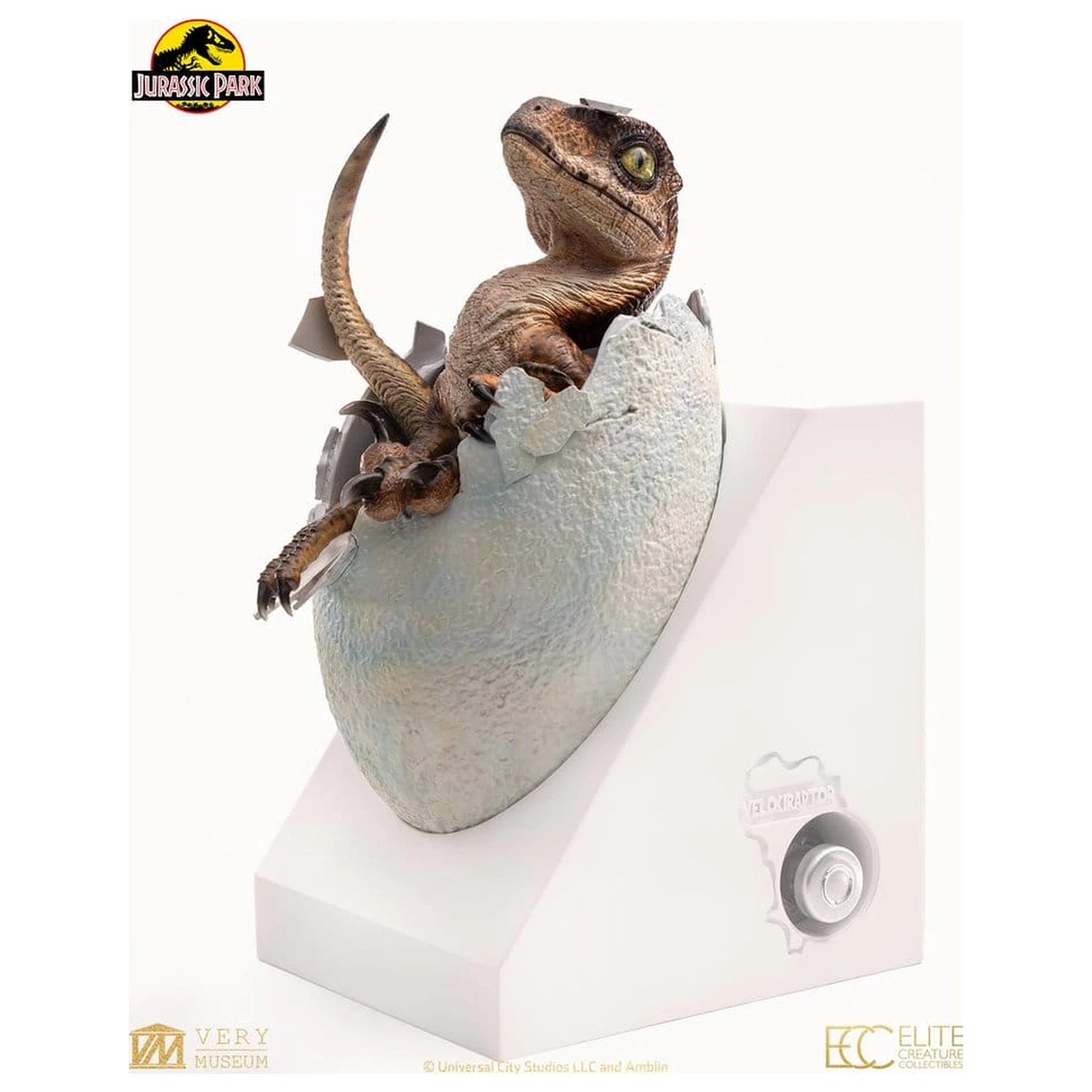 Jurassic Park Replika busty líhnoucí se vejce Velociraptora 24 cm fotografii produktu