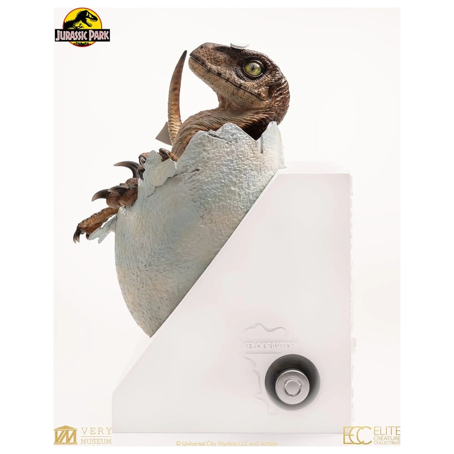 Jurassic Park Replika busty líhnoucí se vejce Velociraptora 24 cm fotografii produktu