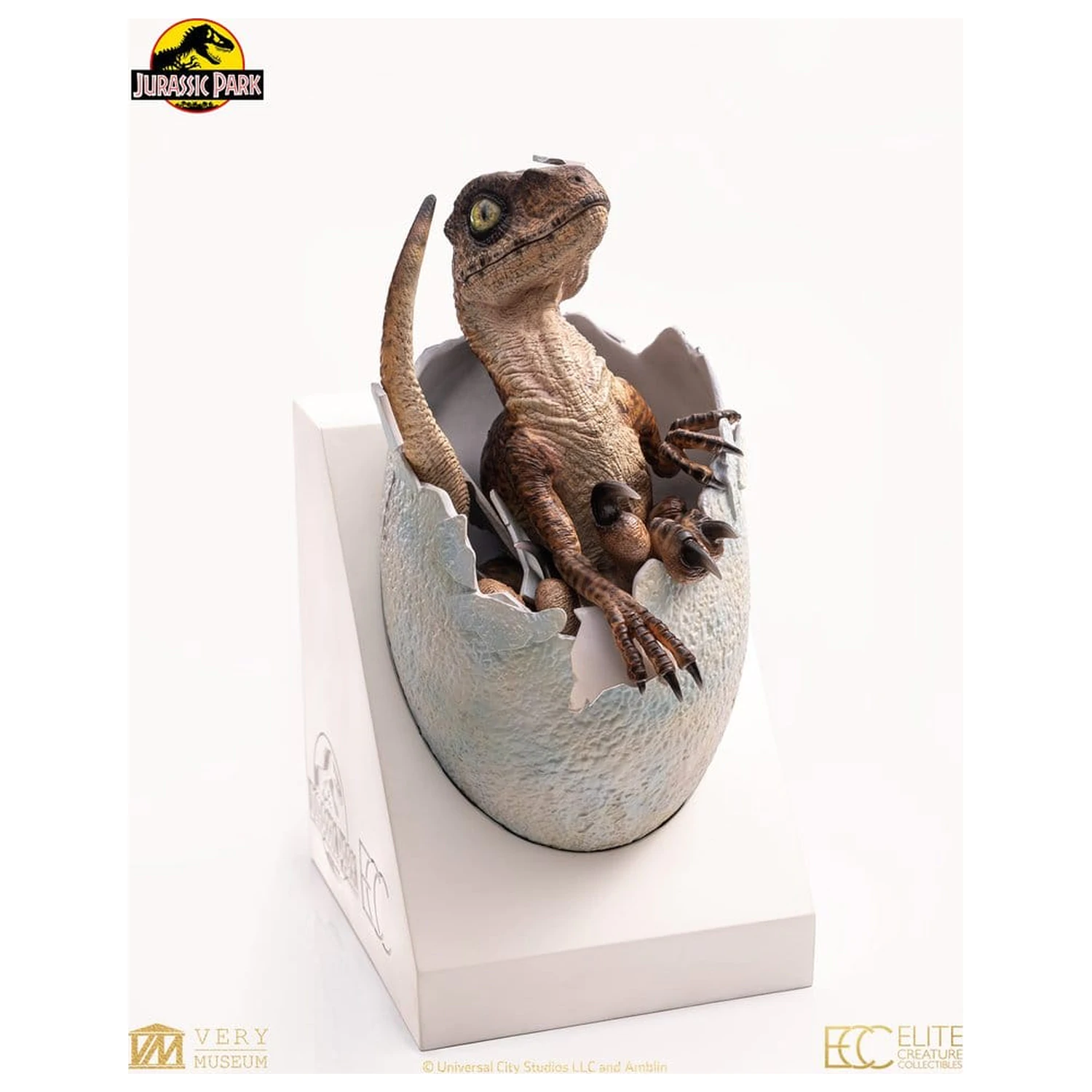 Jurassic Park Replika busty líhnoucí se vejce Velociraptora 24 cm fotografii produktu