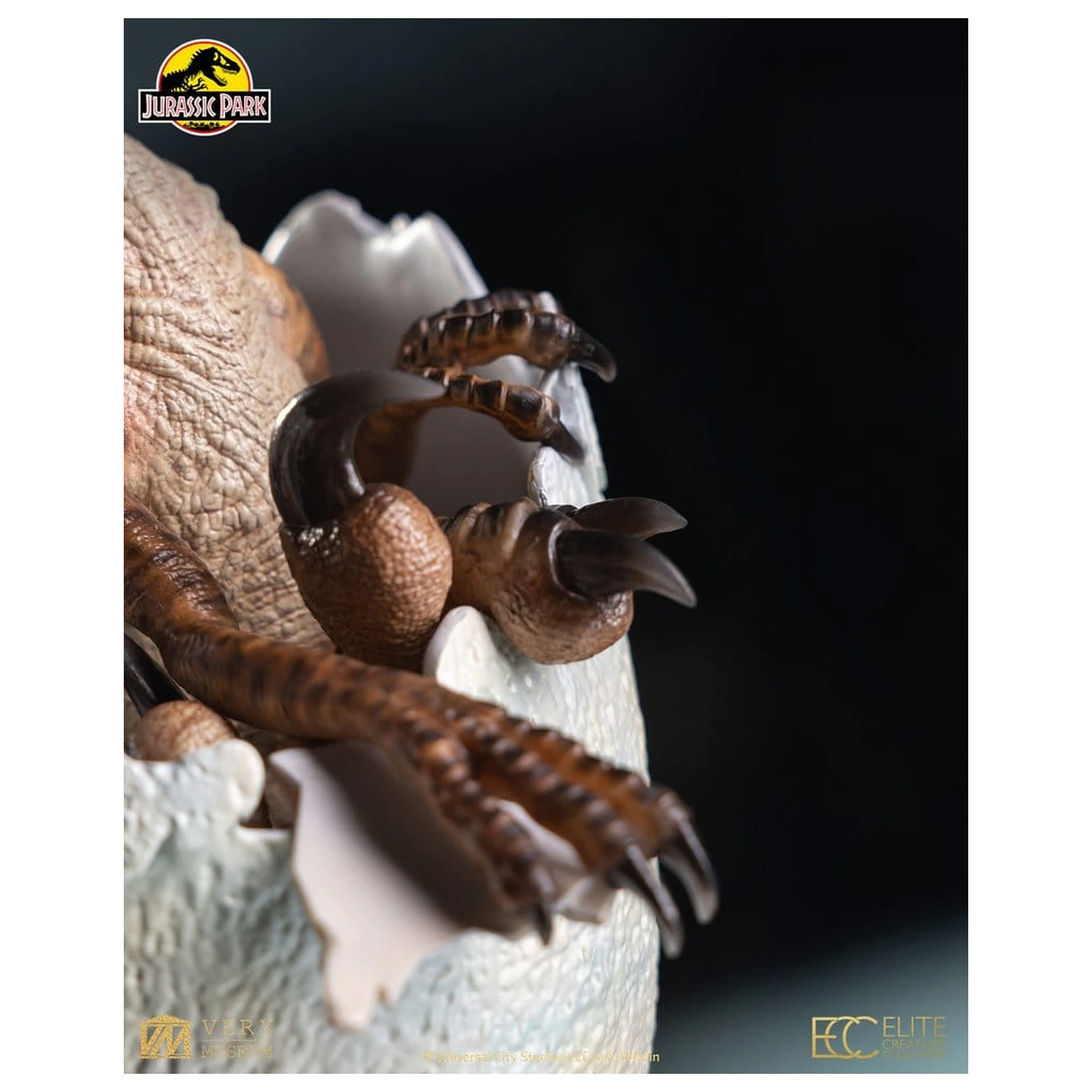Jurassic Park Replika busty líhnoucí se vejce Velociraptora 24 cm fotografii produktu
