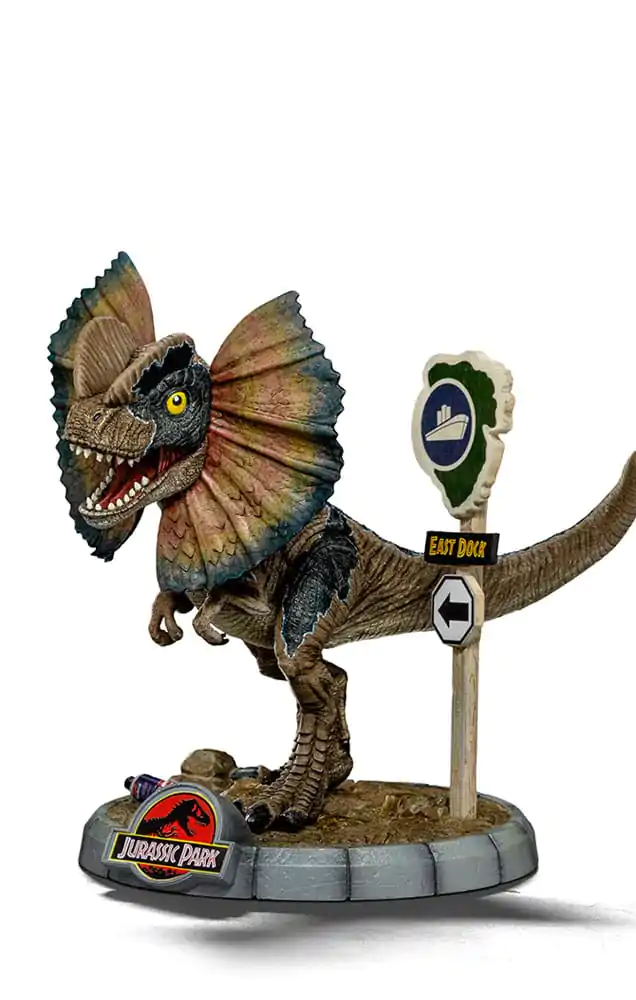 Jurassic Park Mini Co. PVC soška Dilophosaurus 12 cm fotografii produktu