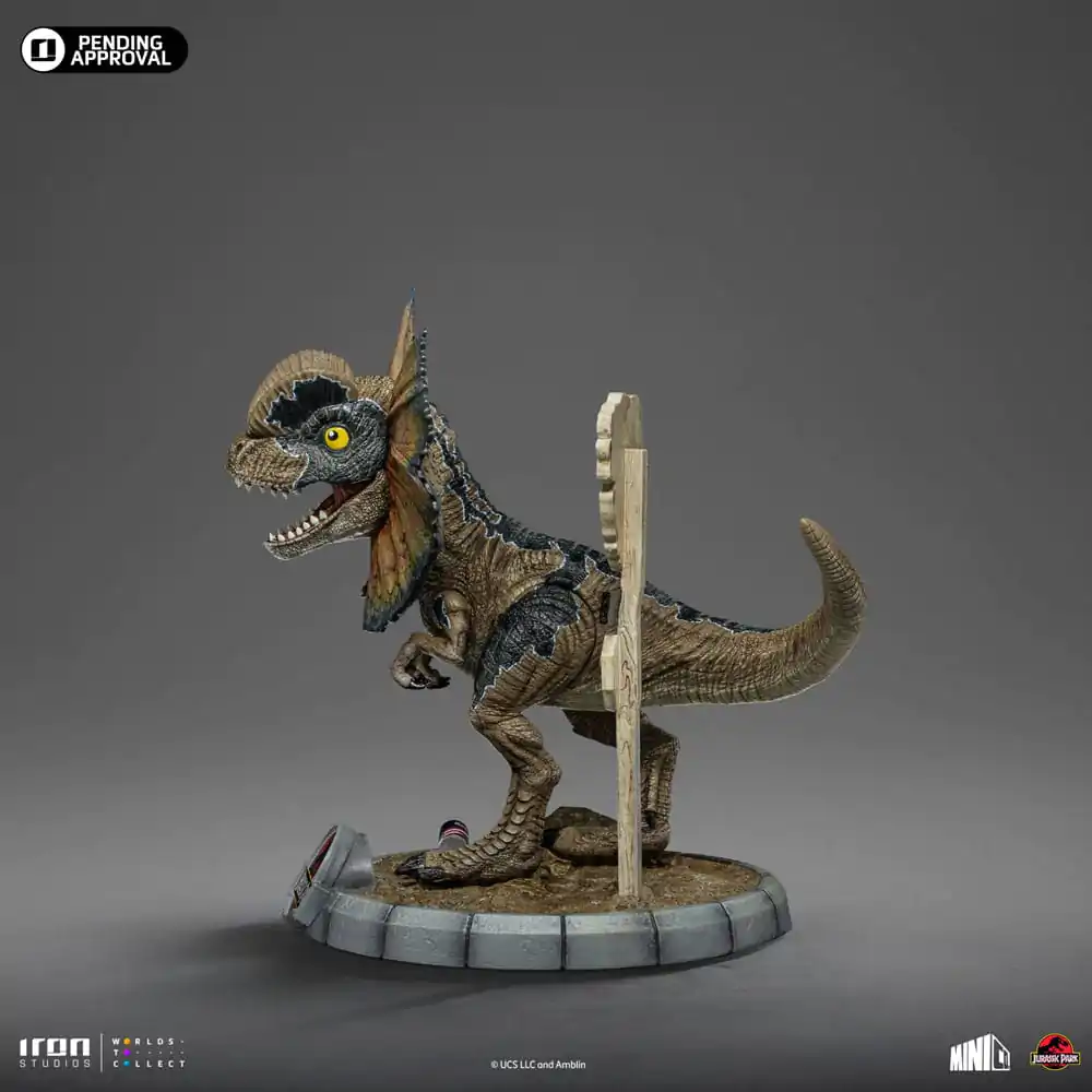 Jurassic Park Mini Co. PVC soška Dilophosaurus 12 cm fotografii produktu