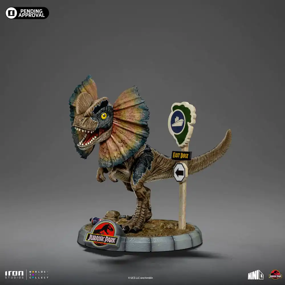 Jurassic Park Mini Co. PVC soška Dilophosaurus 12 cm fotografii produktu