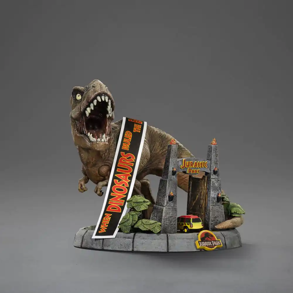 Jurassic Park Mini Co. PVC figurka T-Rex Illusion Deluxe 15 cm fotografii produktu
