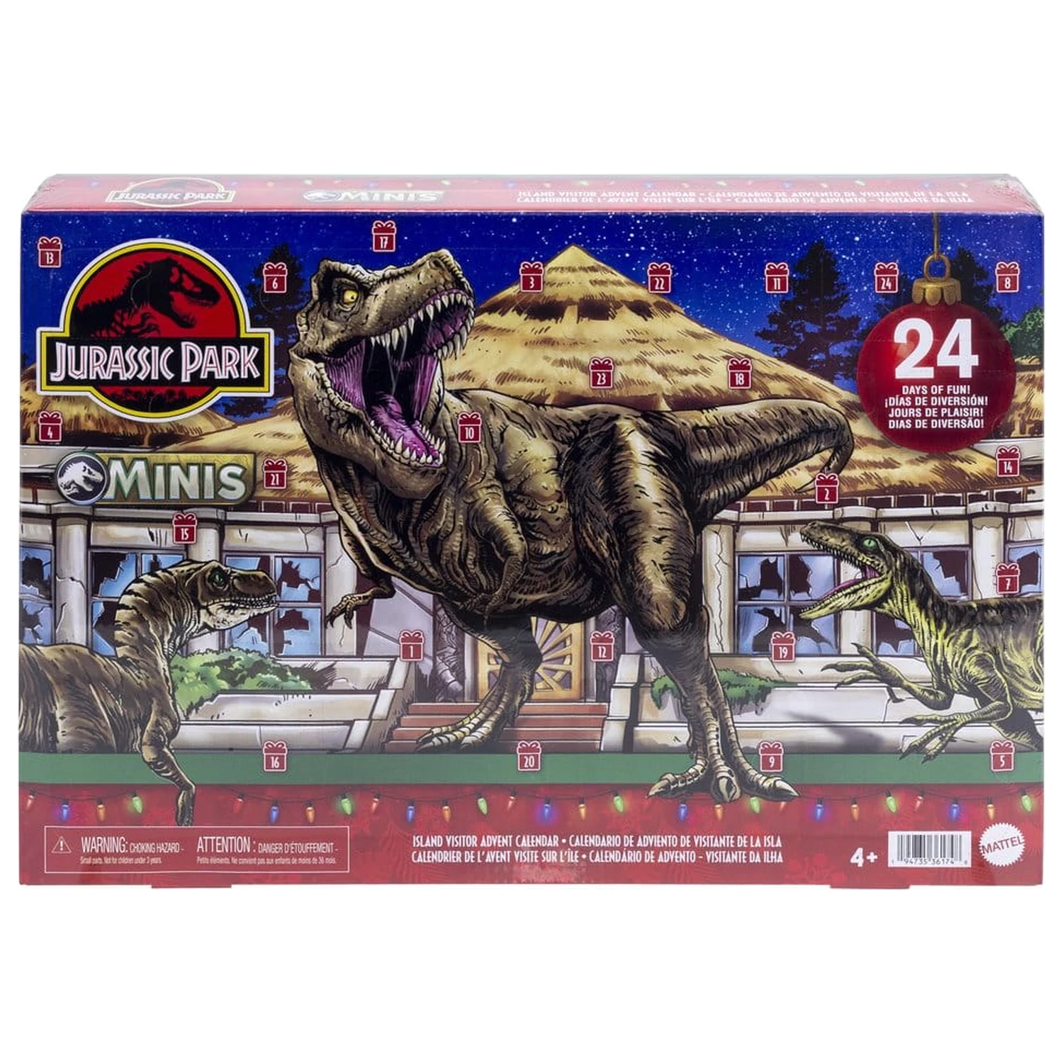 Jurassic Park Minis Adventní kalendář Návštěvník ostrova fotografii produktu