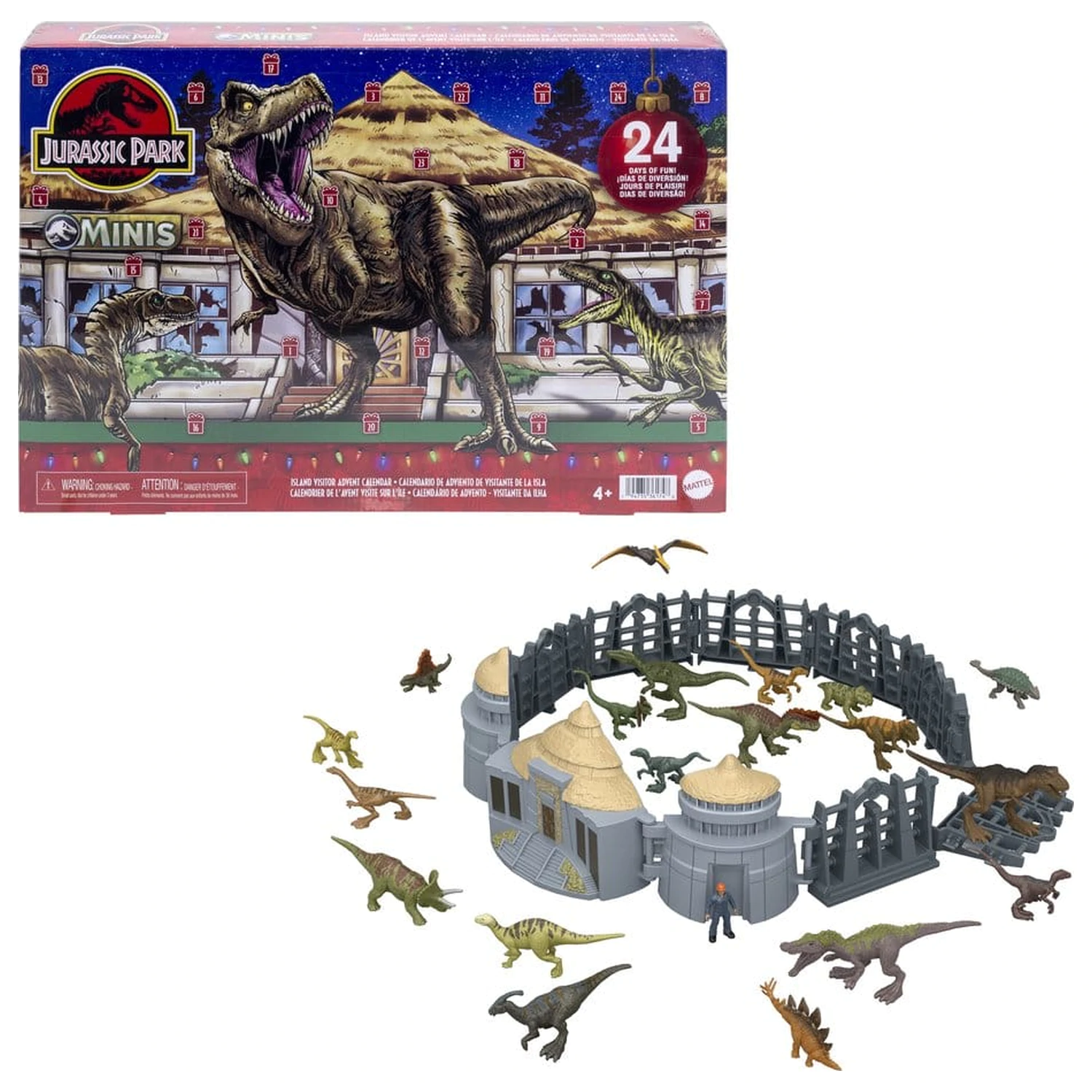 Jurassic Park Minis Adventní kalendář Návštěvník ostrova fotografii produktu