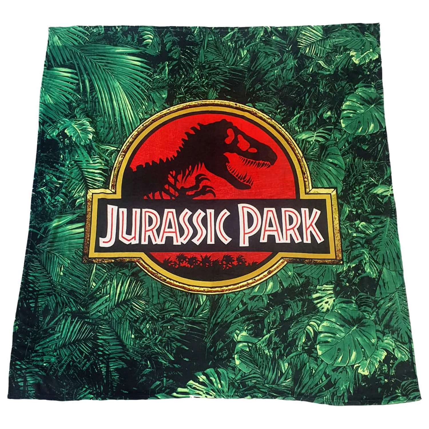 Jurassic Park Útulná deka portál džungle 180 x 200 cm fotografii produktu