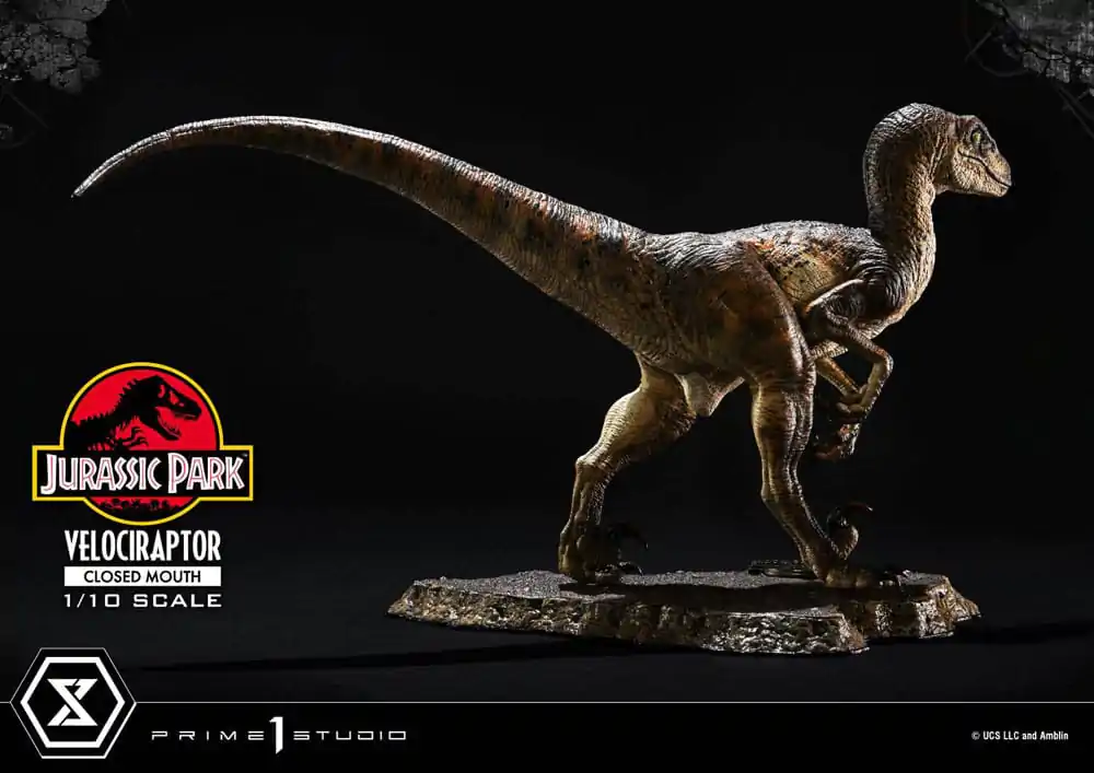 Jurassic Park Prime Collectibles Socha 1/10 Velociraptor Zavřená Tlama 19 cm fotografii produktu