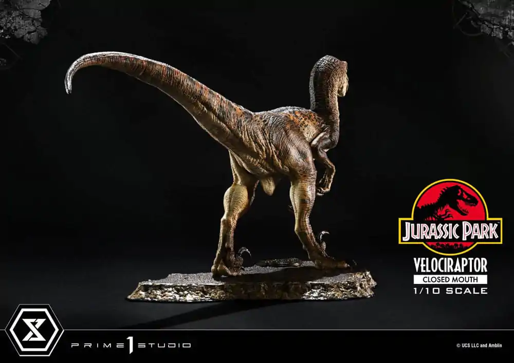 Jurassic Park Prime Collectibles Socha 1/10 Velociraptor Zavřená Tlama 19 cm fotografii produktu