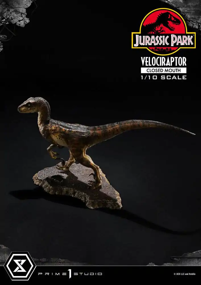 Jurassic Park Prime Collectibles Socha 1/10 Velociraptor Zavřená Tlama 19 cm fotografii produktu