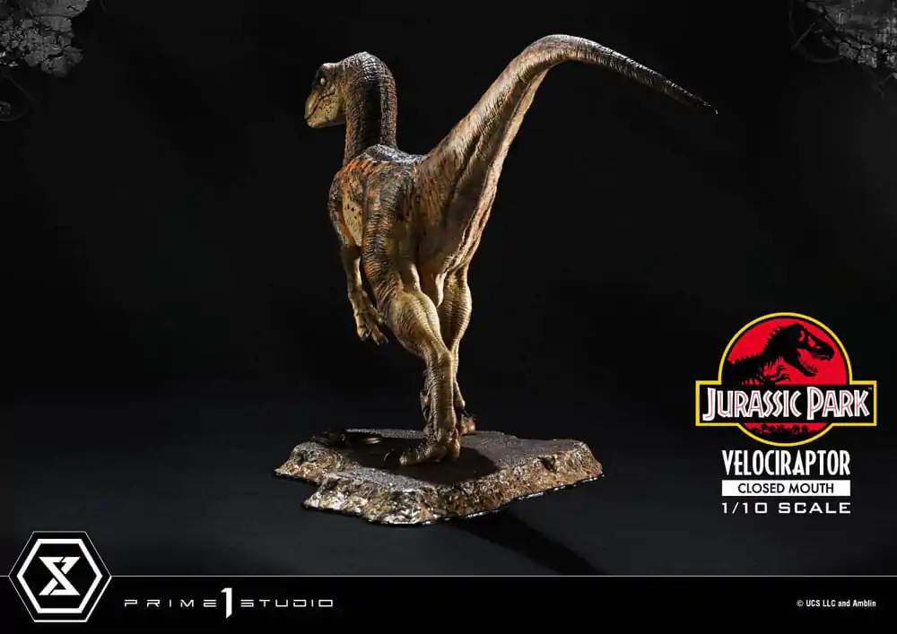 Jurassic Park Prime Collectibles Socha 1/10 Velociraptor Zavřená Tlama 19 cm fotografii produktu