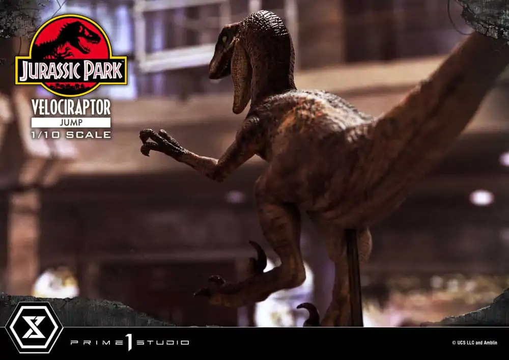 Jurassic Park Prime Collectibles Socha 1/10 Velociraptor Skok 21 cm fotografii produktu