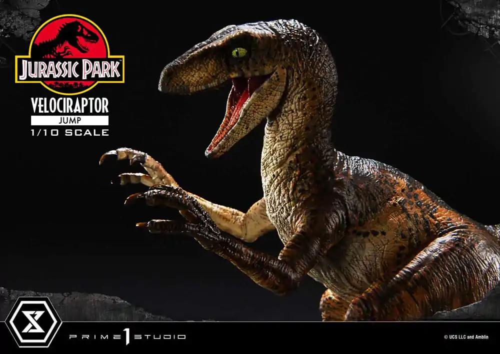 Jurassic Park Prime Collectibles Socha 1/10 Velociraptor Skok 21 cm fotografii produktu