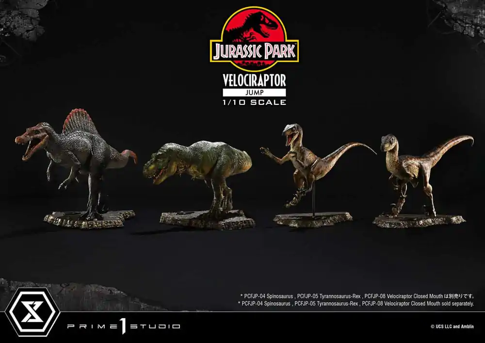 Jurassic Park Prime Collectibles Socha 1/10 Velociraptor Skok 21 cm fotografii produktu