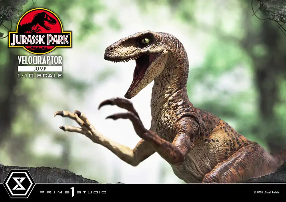 Jurassic Park Prime Collectibles Socha 1/10 Velociraptor Skok 21 cm fotografii produktu