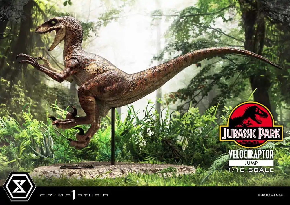 Jurassic Park Prime Collectibles Socha 1/10 Velociraptor Skok 21 cm fotografii produktu