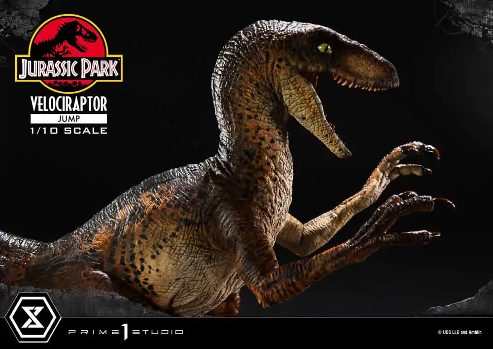 Jurassic Park Prime Collectibles Socha 1/10 Velociraptor Skok 21 cm fotografii produktu