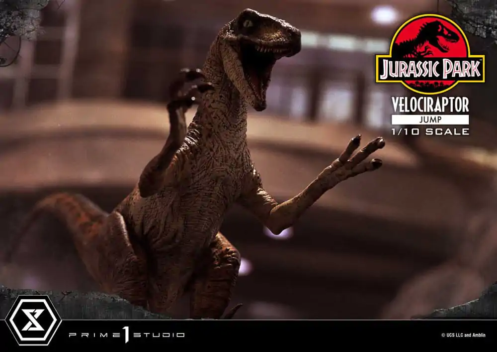 Jurassic Park Prime Collectibles Socha 1/10 Velociraptor Skok 21 cm fotografii produktu