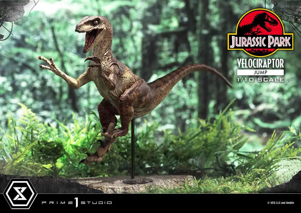 Jurassic Park Prime Collectibles Socha 1/10 Velociraptor Skok 21 cm fotografii produktu