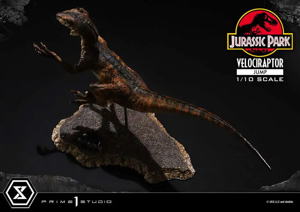 Jurassic Park Prime Collectibles Socha 1/10 Velociraptor Skok 21 cm fotografii produktu