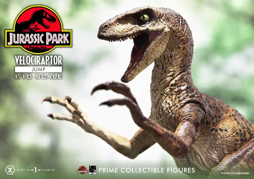 Jurassic Park Prime Collectibles Socha 1/10 Velociraptor Skok 21 cm fotografii produktu