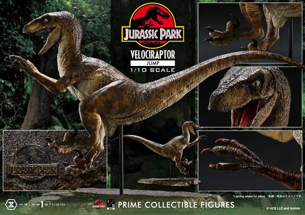 Jurassic Park Prime Collectibles Socha 1/10 Velociraptor Skok 21 cm fotografii produktu