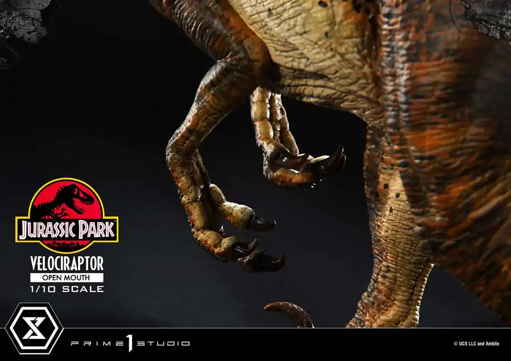Jurassic Park Prime Collectibles Socha 1/10 Velociraptor Otevřená tlama 19 cm fotografii produktu