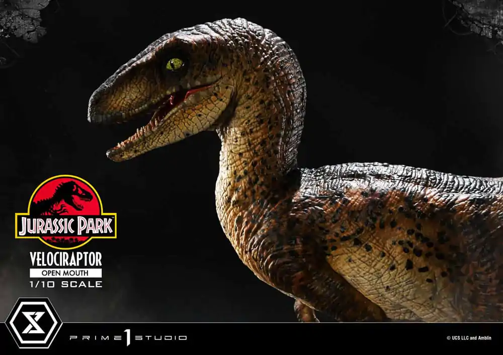 Jurassic Park Prime Collectibles Socha 1/10 Velociraptor Otevřená tlama 19 cm fotografii produktu