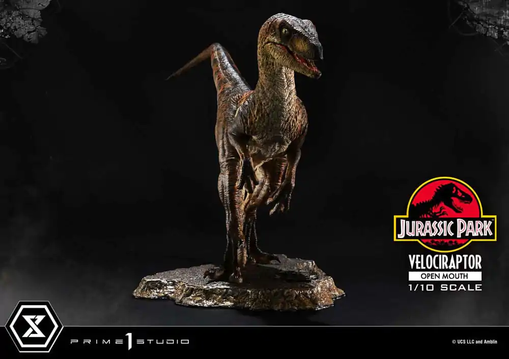 Jurassic Park Prime Collectibles Socha 1/10 Velociraptor Otevřená tlama 19 cm fotografii produktu