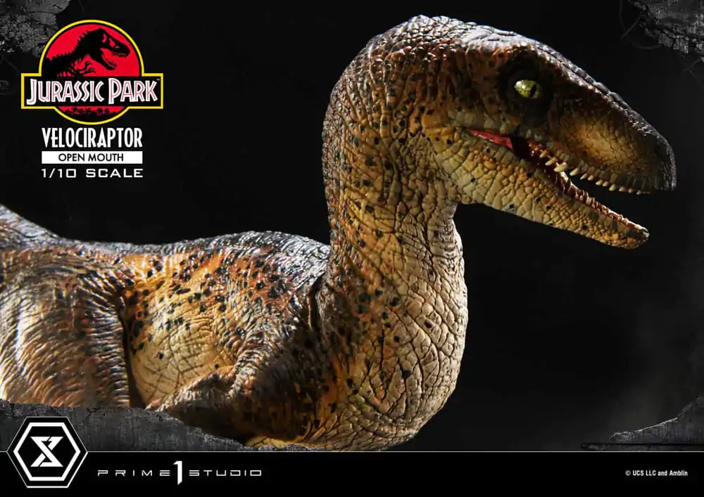 Jurassic Park Prime Collectibles Socha 1/10 Velociraptor Otevřená tlama 19 cm fotografii produktu