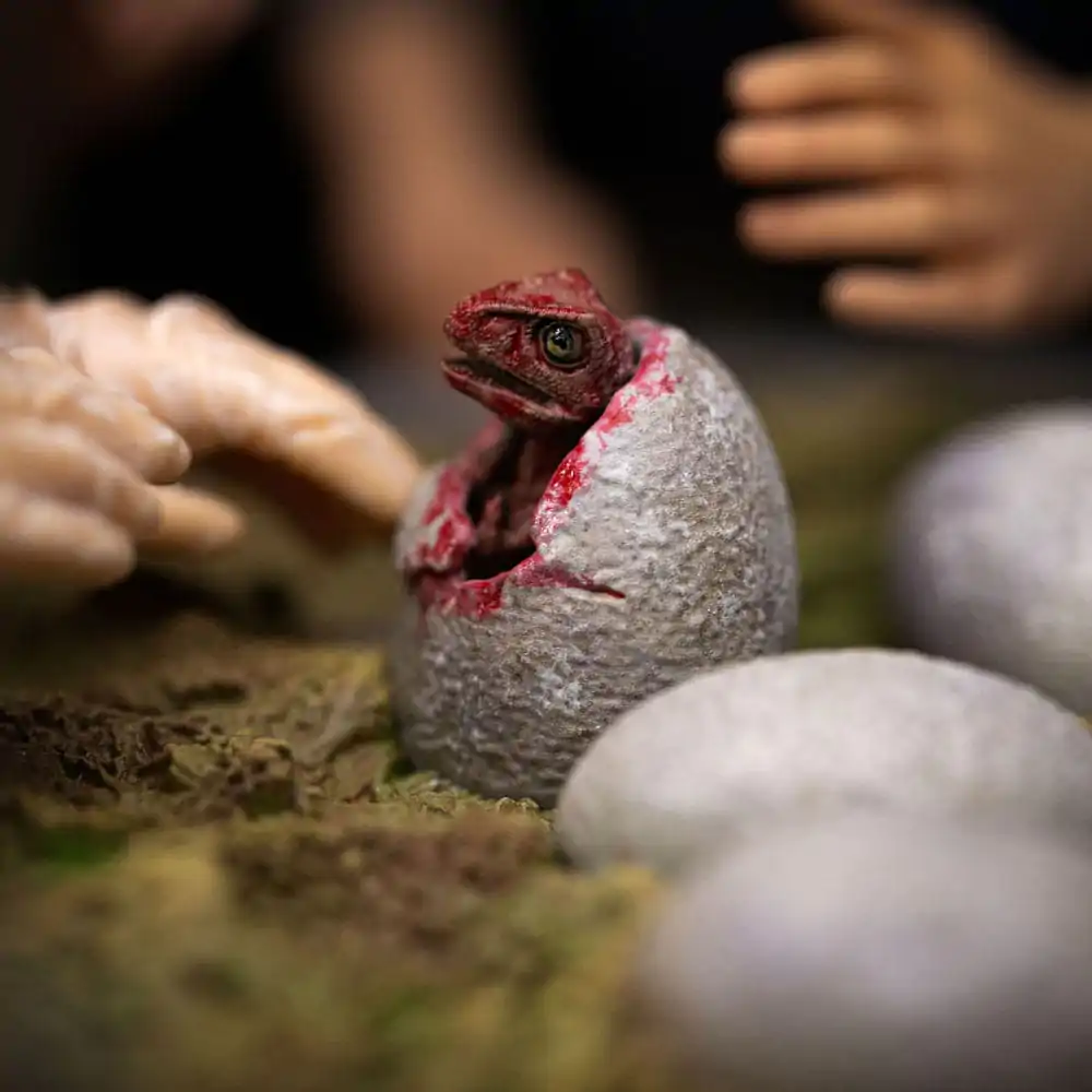 Jurassic Park Scale Statue 1/10 Soška líhnutí dinosaura 23 cm fotografii produktu