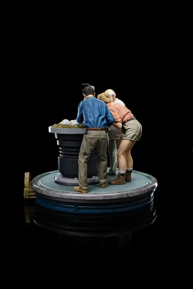 Jurassic Park Scale Statue 1/10 Soška líhnutí dinosaura 23 cm fotografii produktu