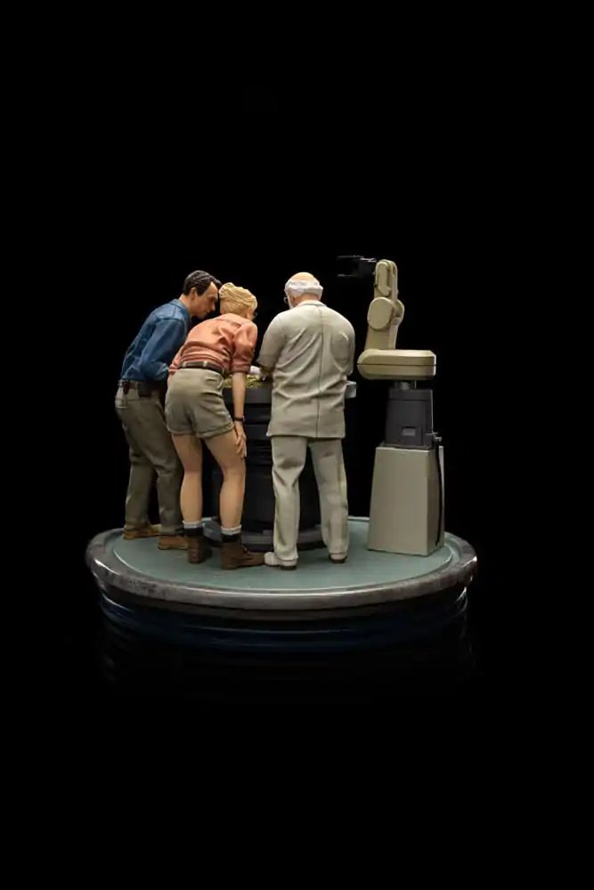 Jurassic Park Scale Statue 1/10 Soška líhnutí dinosaura 23 cm fotografii produktu