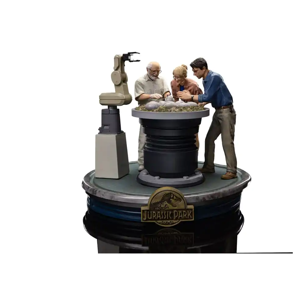 Jurassic Park Scale Statue 1/10 Soška líhnutí dinosaura 23 cm fotografii produktu