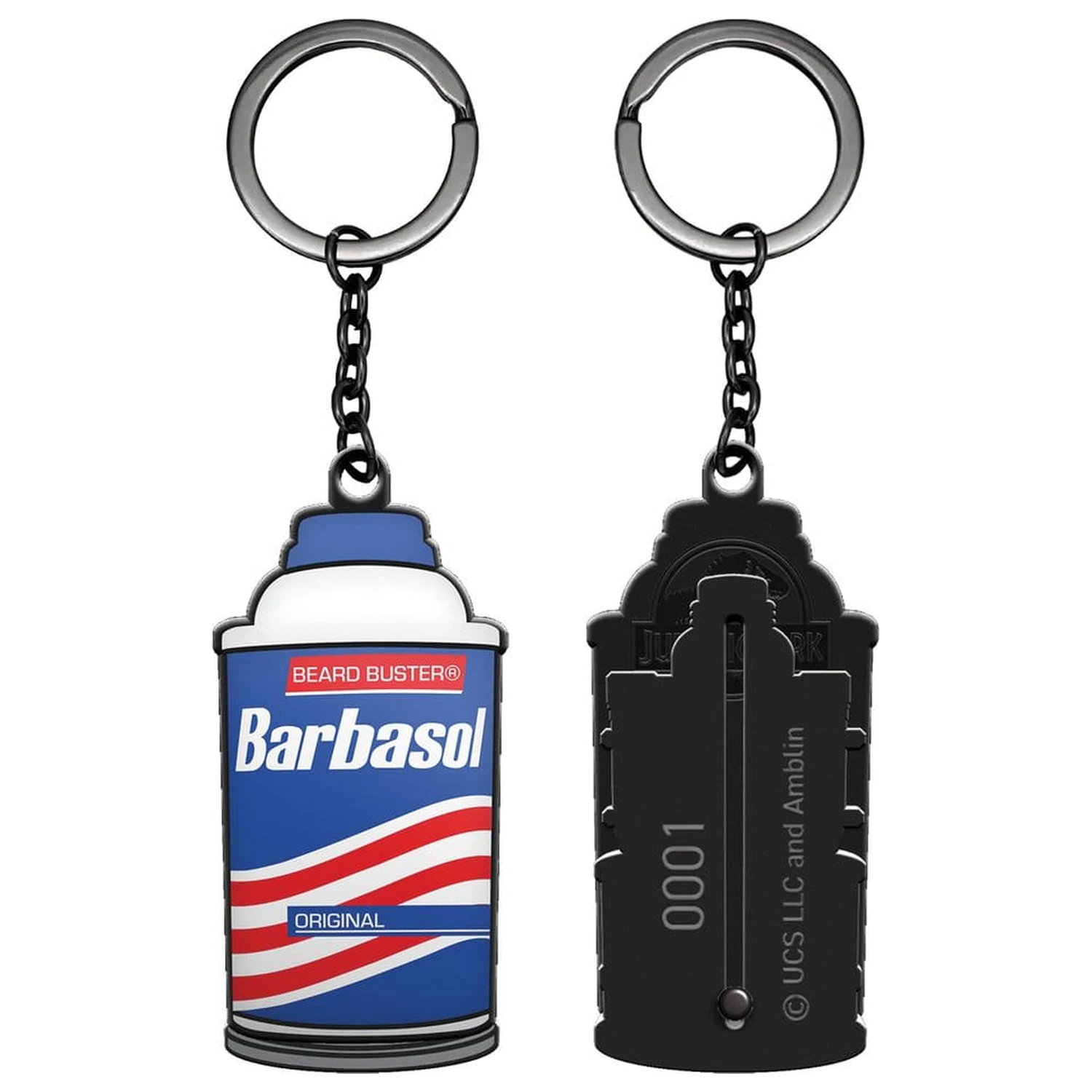 Klíčenka Jurassic Park Sliding Barbasol Can fotografii produktu