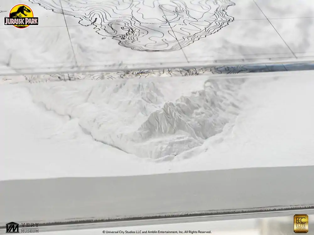 Jurassic Park Topografická mapa Isla Nublar fotografii produktu